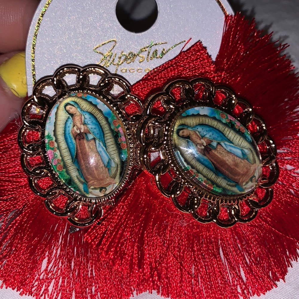 Our lady Guadalupe earrings